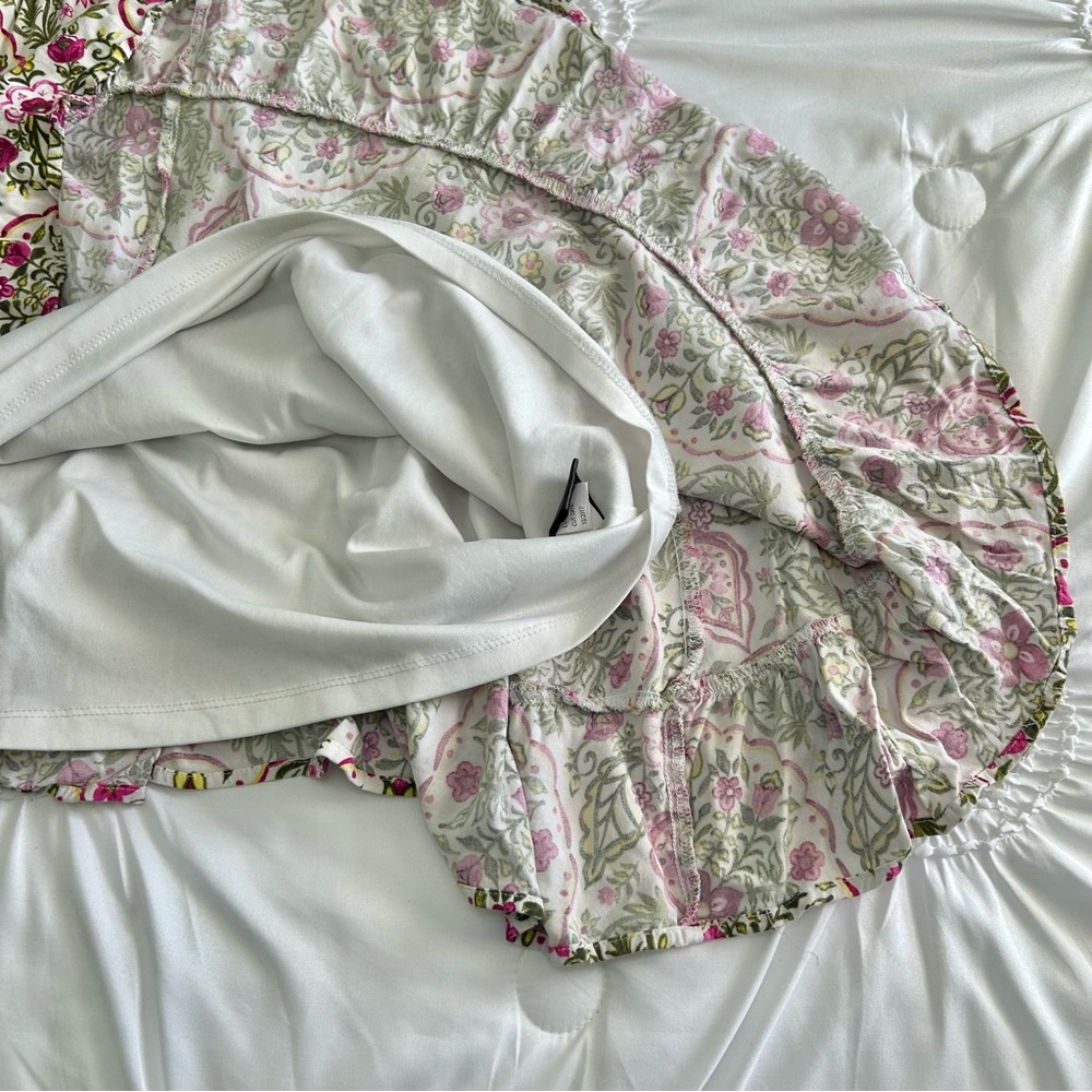 Torrid Pink Floral Keyhole Neckline Challis Skater Dress Size 4X - Picture 14 of 16